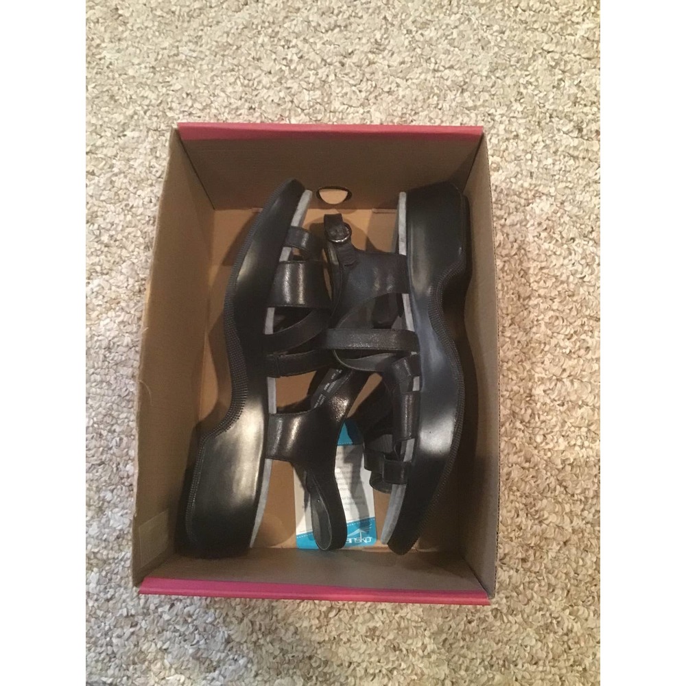 Dansko Lolita full grain black sandal size 40 - Picture 8 of 9